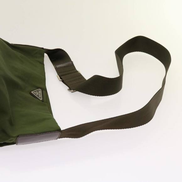 PRADA Shoulder Bag Nylon Khaki Auth 63873 - Picture 8 of 16